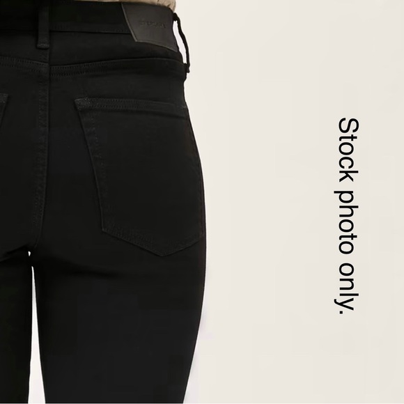 High Rise Skinny Jean in Black - Picture 3 of 9